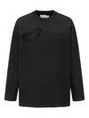 Feng Chen Wang Cutout Long-sleeve T-shirt In Black