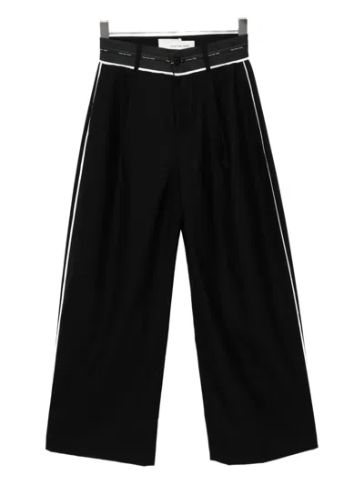 Feng Chen Wang Deconstructed Trousers In Black