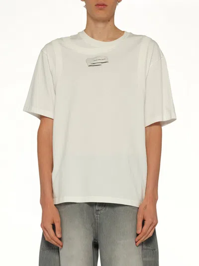 Feng Chen Wang Deconstructed T-shirt In White