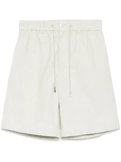 Feng Chen Wang Drawstring Fastening Waist Shorts In 灰色