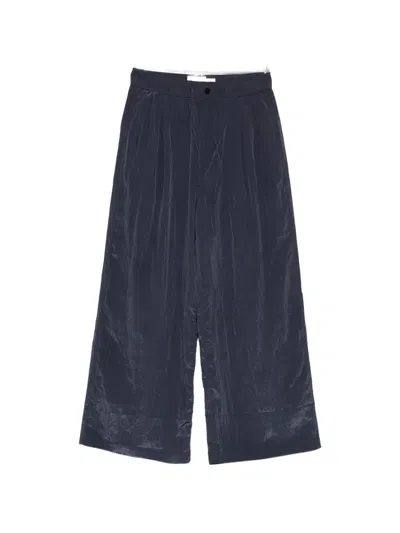 Feng Chen Wang Drawstring Trousers In Blue