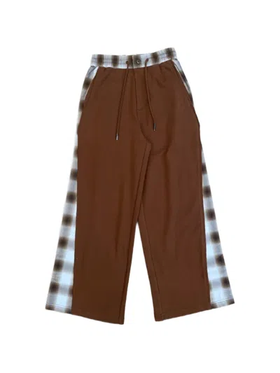 Feng Chen Wang Elastic-waistband Trousers In Brown