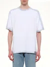 Feng Chen Wang Logo-embroidered T-shirt In Blue