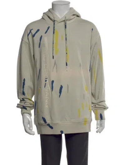 Pre-owned Feng Chen Wang Graphic Print Crew Neck Hoodie W/ Tags In Neutral
