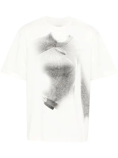 Feng Chen Wang Graphic-print T-shirt In White