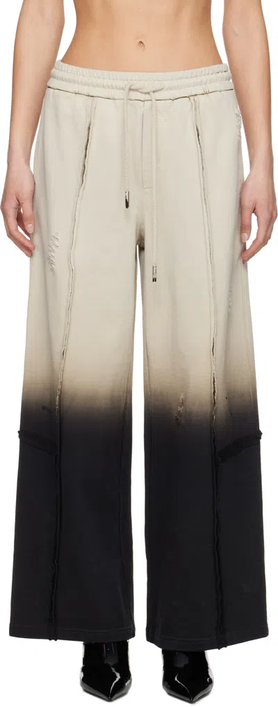 Feng Chen Wang Gray & Black Gradient Lounge Pants