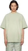 Feng Chen Wang Green Tie Dye T-shirt In Cyan