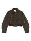 Feng Chen Wang Lace-up Pocket Jacket In Multi