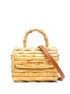 FENG CHEN WANG LOGO BAMBOO BAG