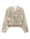 Feng Chen Wang Logo-embroidered Bomber Jacket