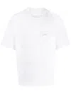 Feng Chen Wang White Double Collar T-shirt In White