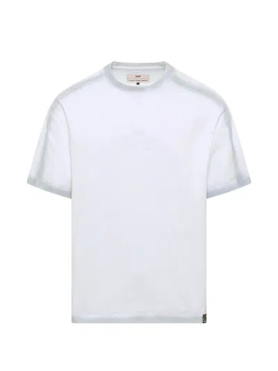 Feng Chen Wang Logo-embroidered T-shirt In White