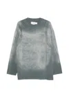Feng Chen Wang Long-sleeve T-shirt In Gray