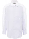 Feng Chen Wang Panelled Shirt In 白色