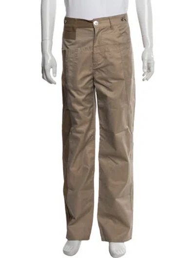 Pre-owned Feng Chen Wang Pants In Neutral