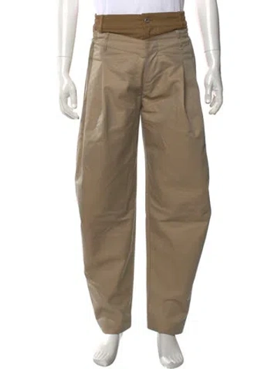 Pre-owned Feng Chen Wang Pants In Neutrals