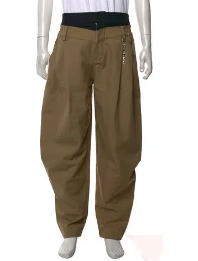 Pre-owned Feng Chen Wang Pants In Neutrals