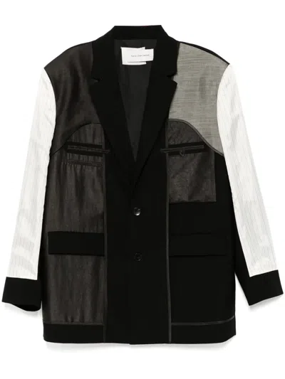 FENG CHEN WANG PATCHWORK BLAZER