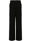 Feng Chen Wang Patchwork Tailored Trouser In Black