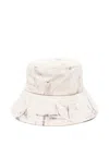 Feng Chen Wang Patterned Bucket Hat In Neutral
