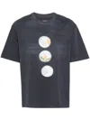 Feng Chen Wang Black Plant Dye T-shirt In Grey