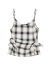 Feng Chen Wang Plaid-pattern Top In Multi