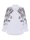 Feng Chen Wang Printed Long-sleeves Shirt In Multi
