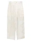 Feng Chen Wang Printed Trousers In Neutrals