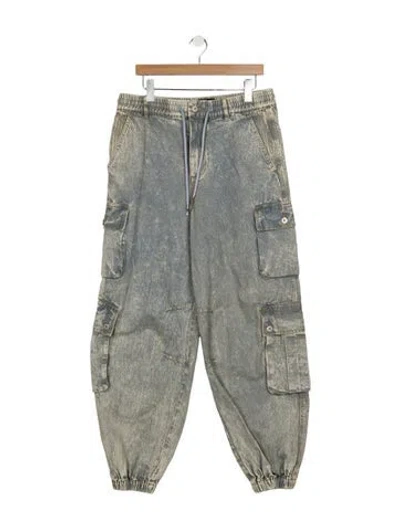 Pre-owned Feng Chen Wang Relaxed Fit Jeans W/ Tags In Gray