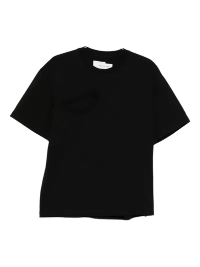 Feng Chen Wang Short Sleeve T-shirt In Black