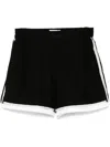 Feng Chen Wang Slash Pockets Shorts In 黑色