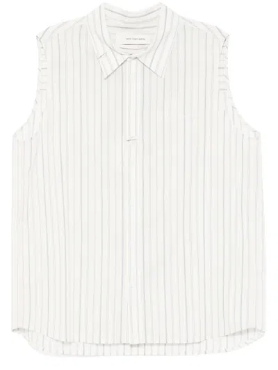 Feng Chen Wang Striped Shirt In White