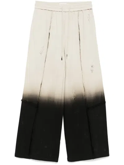 Feng Chen Wang Tie-dye Sweatpants In 中性色