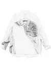 FENG CHEN WANG TROMPE L'OEIL-PRINT SHIRT