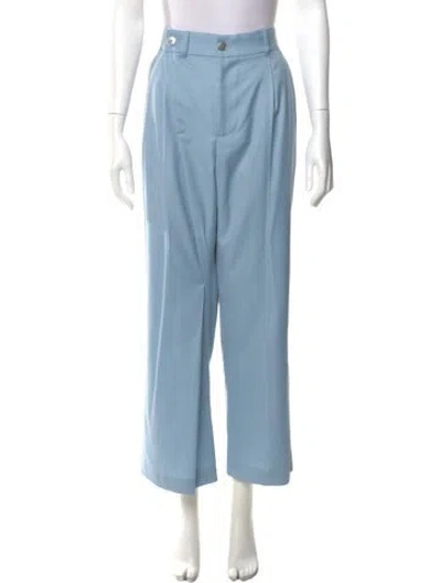 Pre-owned Feng Chen Wang Wide Leg Pants In Blue