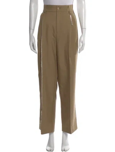 Pre-owned Feng Chen Wang Wide Leg Pants W/ Tags In Neutral
