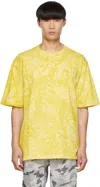 Feng Chen Wang Yellow Cotton T-shirt In Yellow