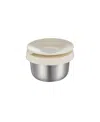 Fenger Stainless-steel Sauce Box With Silicone Suction Lid In Creamy