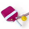 Fenix Sportier Women's The "addict" Leather Pickleball Bag In Fuchsia/white In Multi