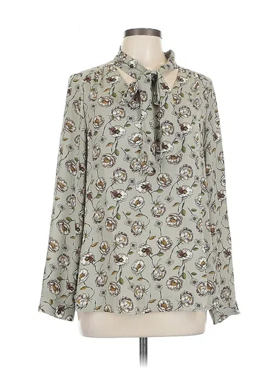 Pre-owned Fenn Wright Manson Long Sleeve Blouse In Gray