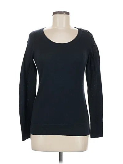 Pre-owned Fenn Wright Manson Long Sleeve Top Black Crew Neck Tops