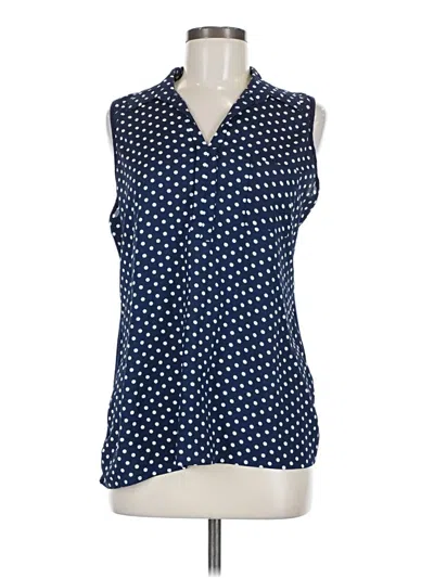 Pre-owned Fenn Wright Manson Sleeveless Blouse In Blue