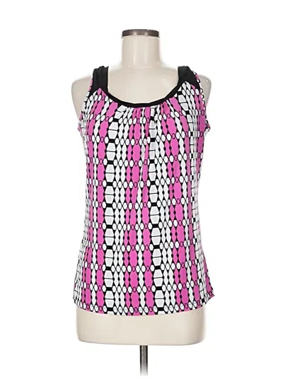 Pre-owned Fenn Wright Manson Sleeveless Top Pink Halter Neckline Tops