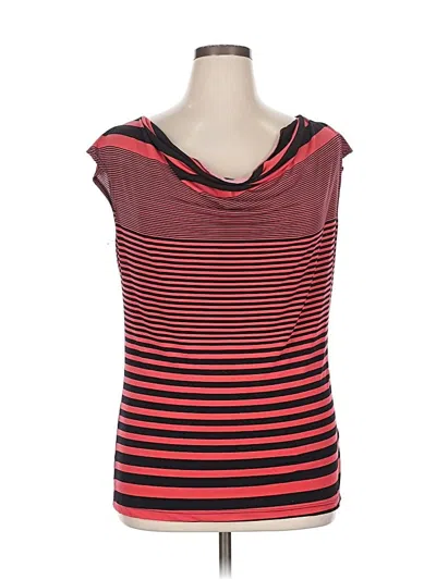 Pre-owned Fenn Wright Manson Sleeveless Top Red Cowl Neck Tops