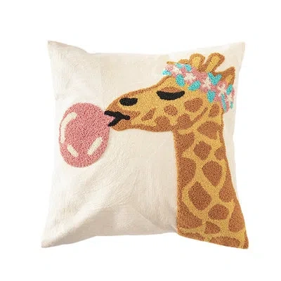 Fennco Styles Animal Cotton Throw Pillow