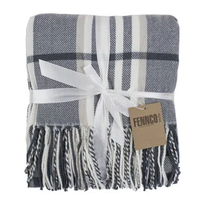 Fennco Styles Cozy Throw In Gray