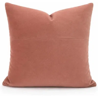 Fennco Styles Pink & White Textured Decorative Throw Pillow Cover Soft Cushion Case 18" X 18", 1-pack In Pink;white