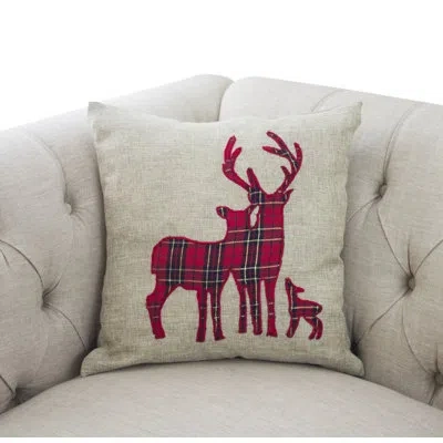 Fennco Styles Polyester Throw Square Pillow Cover & Insert In Pillow Cover Only - No Insert