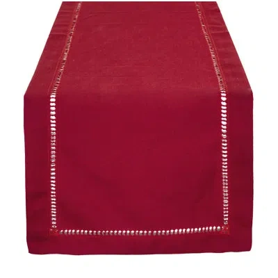 Fennco Styles Rectangular Table Runner In Red