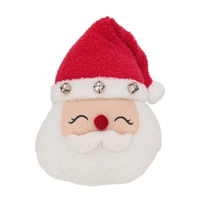 Fennco Styles Santa Claus Throw Pillow In Multicolored